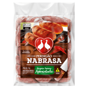 Linguiça Toscana Apimentada Perdigão Na Brasa 1kg