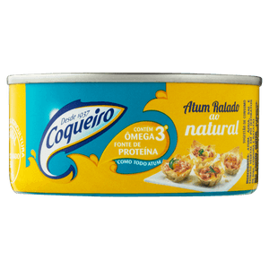 Atum Ralado ao Natural Coqueiro Lata 120g