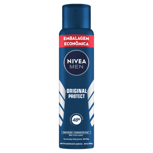 Antitranspirante Aerossol Original Protect Nivea Men 200ml Embalagem Econômica