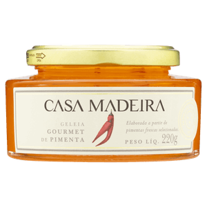 Geleia Pimenta Casa Madeira Gourmet Vidro 220g