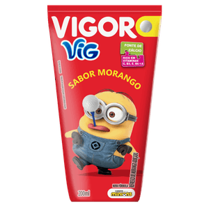 Bebida Adoçada Morango Meu Malvado Favorito Vigor Vig Caixa 200ml