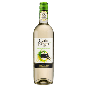 Vinho Chileno Branco Seco San Pedro Gato Negro Sauvignon Blanc Valle Central Garrafa 750ml