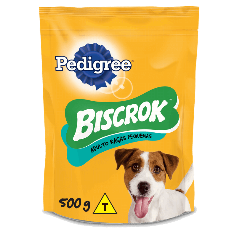 Petisco-para-Caes-Adultos-Racas-Pequenas-Leite-Pedigree-Biscrok-Pouch-500g