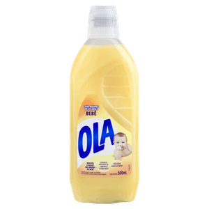 Lava-Roupas Líquido Roupas Delicadas Bebê Ola Frasco 500ml