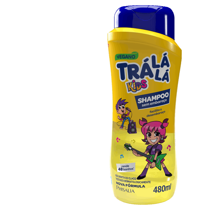 Shampoo-Tra-La-La-Kids-sem-Embaraco-Frasco-480ml