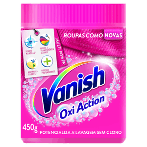 Tira-Manchas Pó Multiuso Vanish Oxi Action Pote 450g