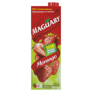 Bebida Adoçada Morango Maguary Caixa 1l