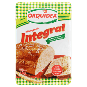 Mistura para Pão Integral Orquídea Pacote 1kg