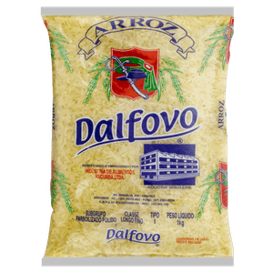 Arroz Parboilizado Tipo 1 Dalfovo Pacote 1kg