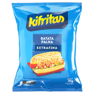 Batata Palha Extrafina Tradicional Kifritas Pacote 70g