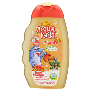 Shampoo 2 em 1 Maçã e Camomila Acqua Kids Frasco 250ml