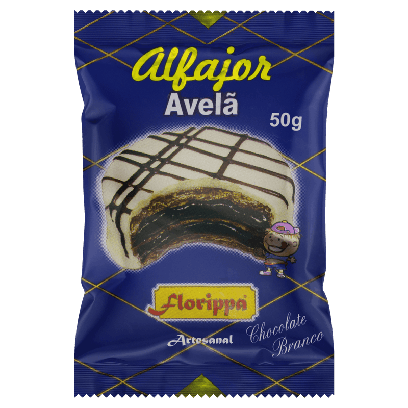 Alfajor-Avela-com-Chocolate-Branco-Artesanal-Florippa-Pacote-50g