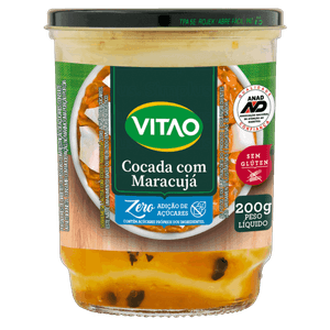 Cocada com Maracujá Vitao Vidro 200g