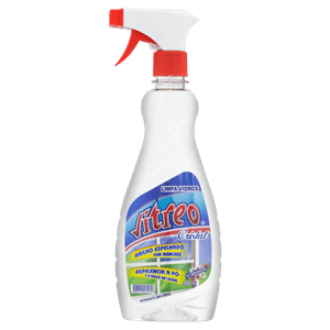 Limpa-Vidro Líquido Cristal Vitreo Frasco 500ml Borrifador