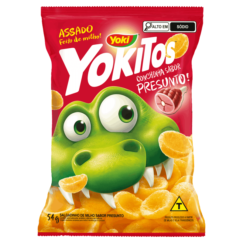 Salgadinho-de-Milho-Conchinha-Presunto-Yoki-Yokitos-Pacote-54g