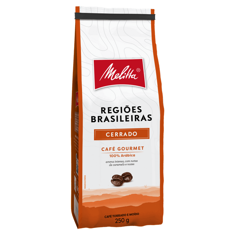 Cafe-Torrado-e-Moido-Cerrado-Melitta-Gourmet-Regioes-Brasileiras-Pacote-250g