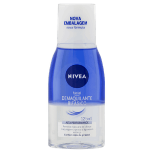 Demaquilante Bifásico Facial Nivea Frasco 125ml