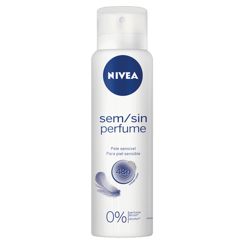 Antitranspirante-Aerossol-sem-Perfume-Nivea-150ml