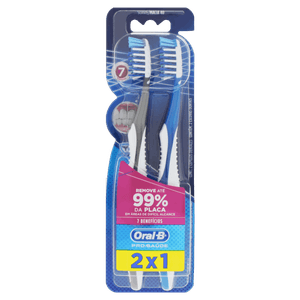 Escova Dental Macia Oral-B Pro-Saúde 7 Benefícios 2 Unidades