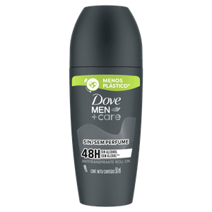 Antitranspirante Roll-On sem Perfume Dove Men+Care 50ml