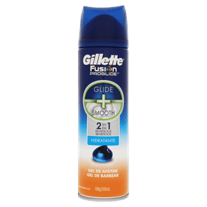 Gel de Barbear 2 em 1 Gillette Fusion Proglide Frasco 198g