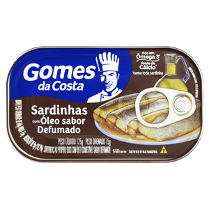 Sardinha com Óleo Defumado Gomes da Costa Lata 84g