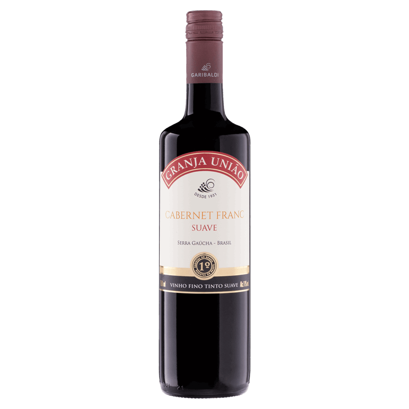 Vinho-Brasileiro-Tinto-Suave-Granja-Uniao-Cabernet-Franc-Serra-Gaucha-Garrafa-750ml