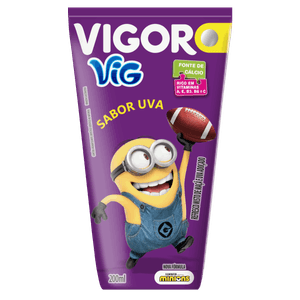 Bebida Adoçada Uva Meu Malvado Favorito Vigor Vig Caixa 200ml