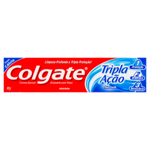 Creme Dental Hortelã Colgate Tripla Ação Caixa 90g