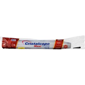 Copo Descartável Transparente Cristalcopo PP 200ml Pacote com 100un