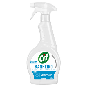 Limpador Banheiro Cif Frasco 500ml Borrifador