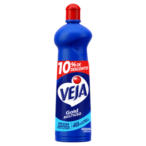 Limpador Multiuso Original Veja Gold Squeeze 500ml Grátis 10% de Desconto