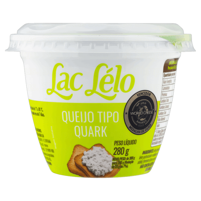 Queijo-Quark-Lac-Lelo-Pote-280g