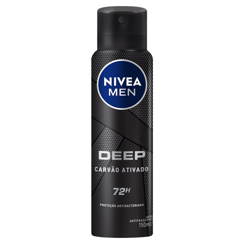 Antitranspirante-Aerossol-Carvao-Ativado-Nivea-Men-Deep-150ml