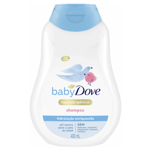 Shampoo Hidratação Enriquecida Dove Baby Frasco 400ml