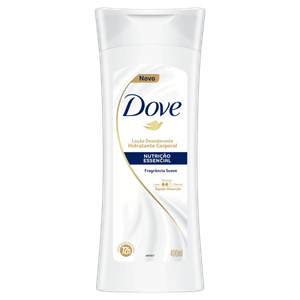 Loção Desodorante Hidratante Corporal Nutrição Essencial Dove Frasco 400ml