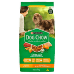 Alimento-para-Caes-Adultos-Racas-Minis-e-Pequenas-Carne-Frango-e-Arroz-Purina-Dog-Chow-Extra-Life-Pacote-1kg