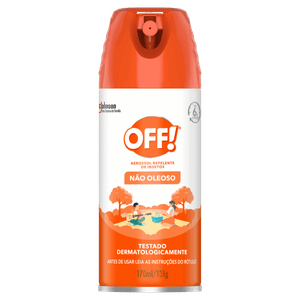 Repelente Aerossol Off! Frasco 165ml