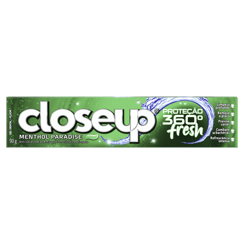 Gel-Dental-Menthol-Paradise-Closeup-Protecao-360°-Fresh-Caixa-90g