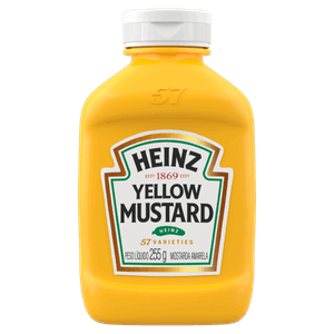 Mostarda Amarela Heinz Squeeze 255g