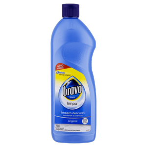 Detergente Limpa-Pisos Porcelanato e Cerâmica Original Bravo Limpa Squeeze 750ml