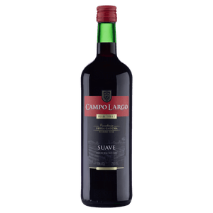 Vinho Brasileiro Tinto Suave Campo Largo Serra Gaúcha Garrafa 750ml