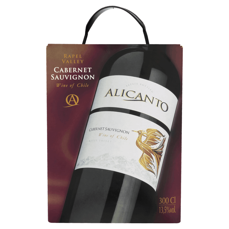 Pack-Vinho-Chileno-Tinto-Seco-Alicanto-Cabernet-Sauvignon-Rapel-Valley-Caixa-3l-4-Unidades