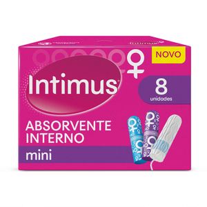 Absorvente Interno Intimus Mini Caixa 8 Unidades