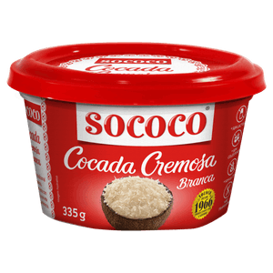 Cocada Branca Cremosa Sococo Pote 335g