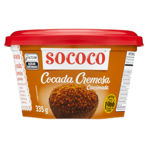 Cocada Queimada Cremosa Sococo Pote 335g