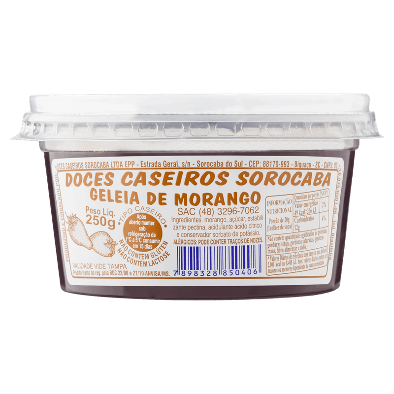 Geleia-Caseira-Morango-Doces-Caseiros-Sorocaba-Pote-250g