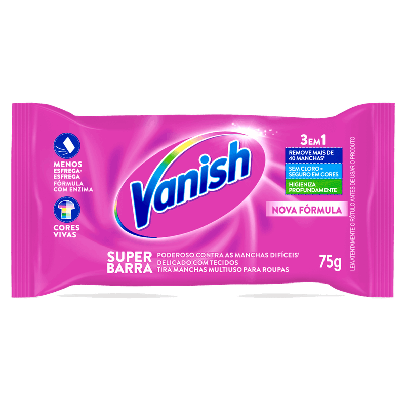 Tira-Manchas-Barra-Multiuso-Vanish-Pacote-75g