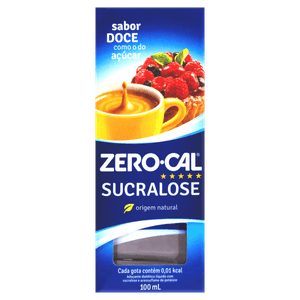 Adoçante Líquido Zero Cal Caixa 100ml