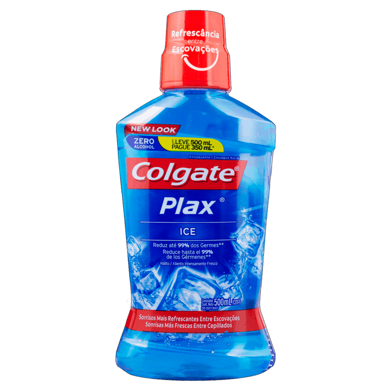 Enxaguante-Bucal-Zero-Alcool-Ice-Colgate-Plax-Frasco-Leve-500ml-Pague-350ml